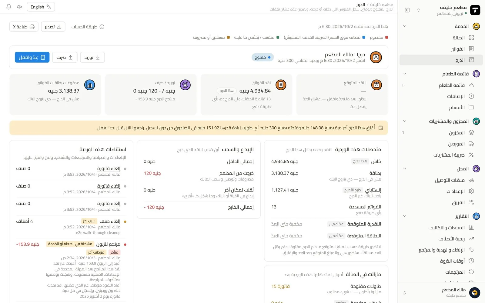 الدرج والوردية